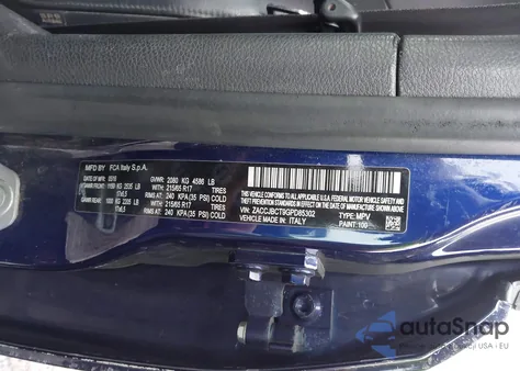 2016 Jeep Renegade Trailhawk z USA, uszkodzony, nr VIN ZACCJBCT9GPD85302